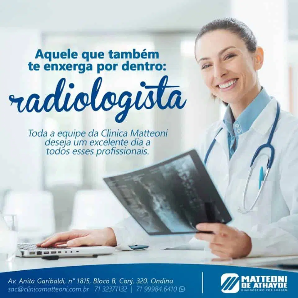 Hoje é o dia do radiologista